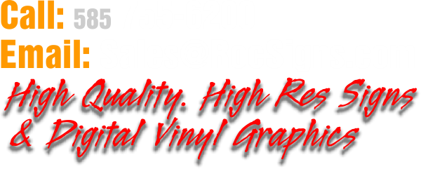Contact Rochester Signs and Graphics